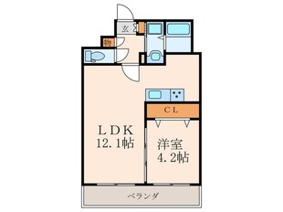 THE　AFFINITY　Cruz-SQUAREの物件間取画像